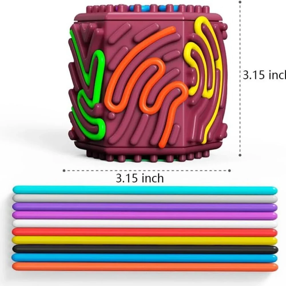 3D Sensory Activity Board, Silicone Sensory Toys, Fidget Toys